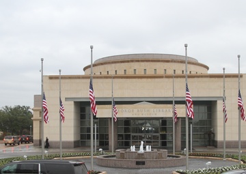 Interment Ceremony at George Bush Presidential Library and Museum