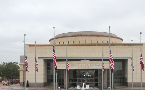 Interment Ceremony at George Bush Presidential Library and Museum