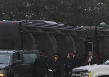 Interment Ceremony at George Bush Presidential Library and Museum
