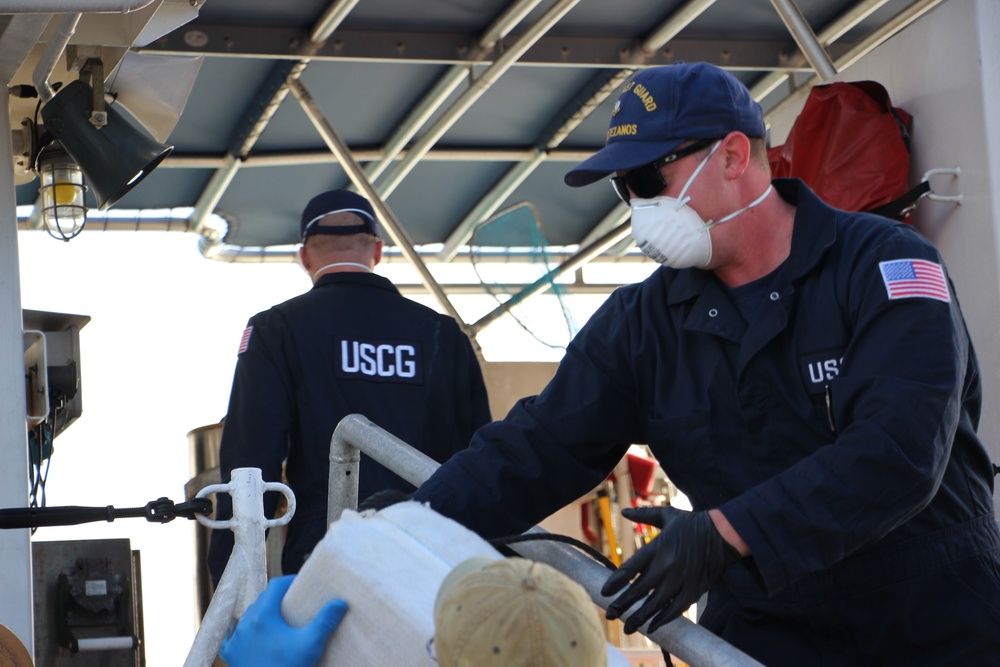 Coast Guard offloads more than 2 tons of cocaine in Saint Thomas.