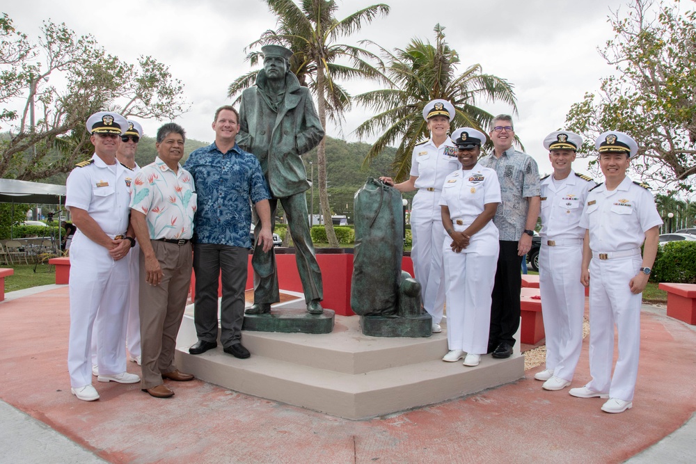 Unveiled: Lone Sailor Statue Stands Watch in Guam