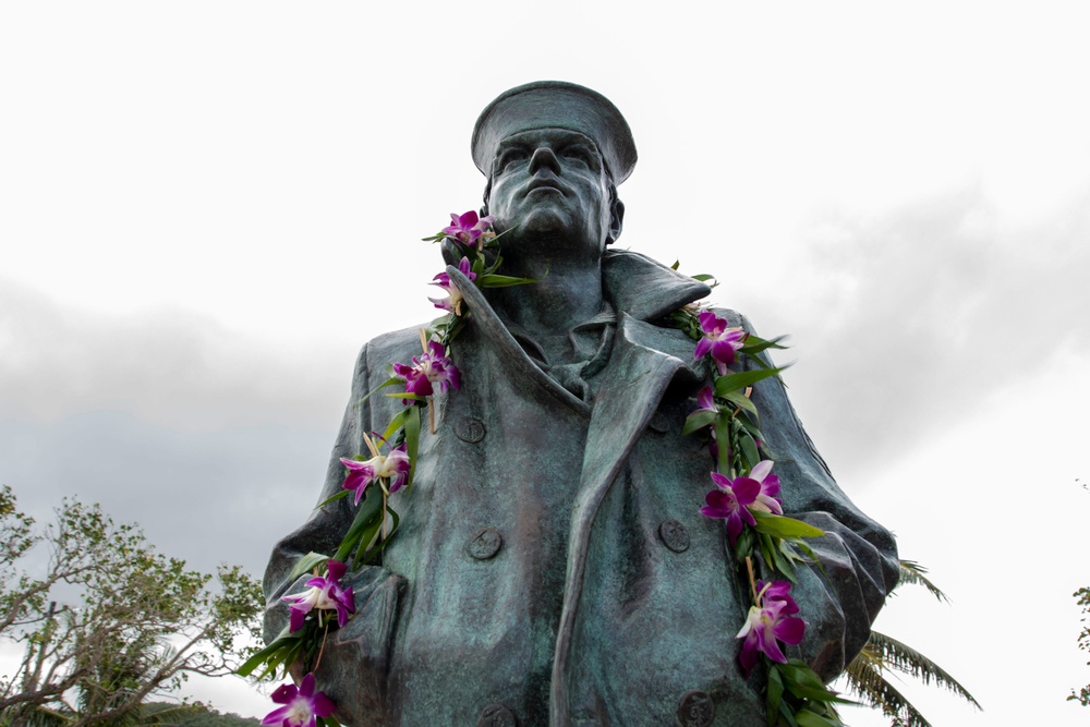 Unveiled: Lone Sailor Statue Stands Watch in Guam