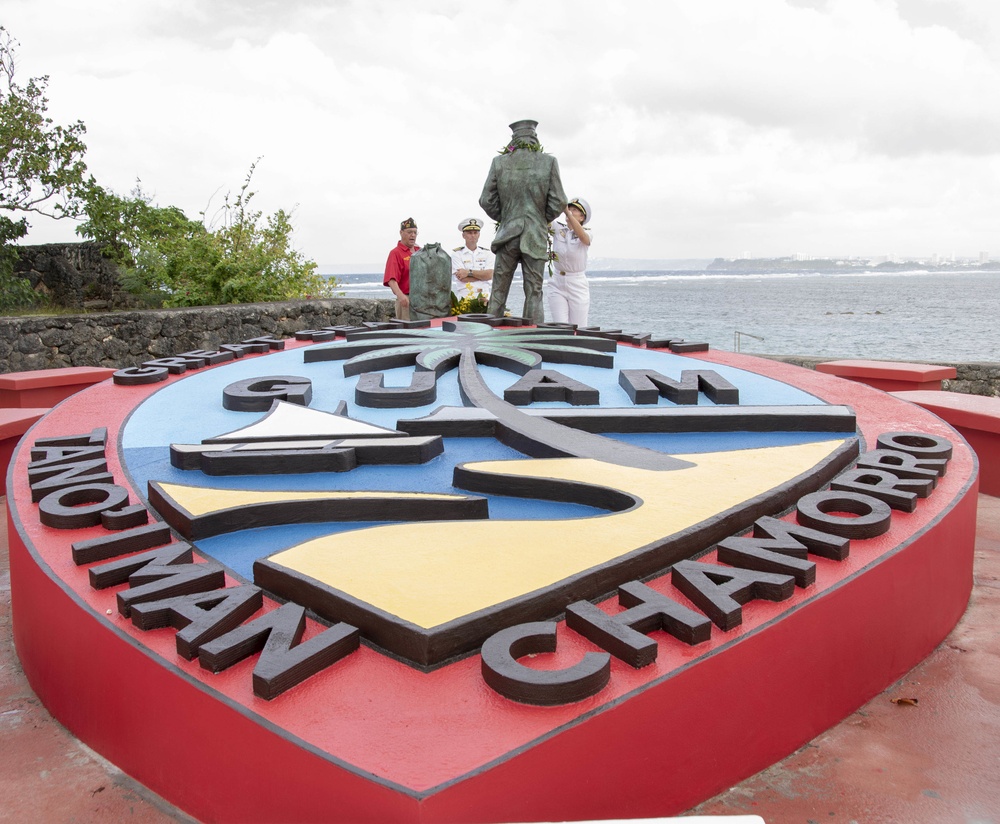 Unveiled: Lone Sailor Statue Stands Watch in Guam