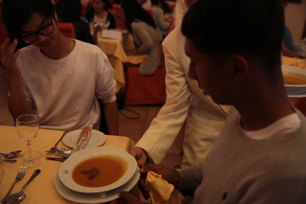 SPMAGTF-CR-AF Celebrates Thanksgiving in Italy