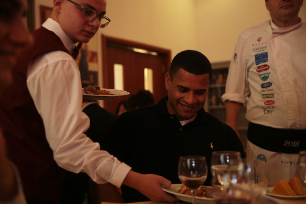 SPMAGTF-CR-AF Celebrates Thanksgiving in Italy