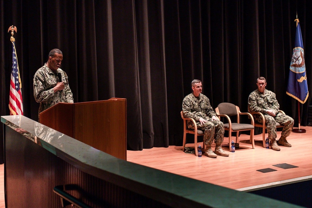 CDR Mcghee farewell to NCTS Sicily