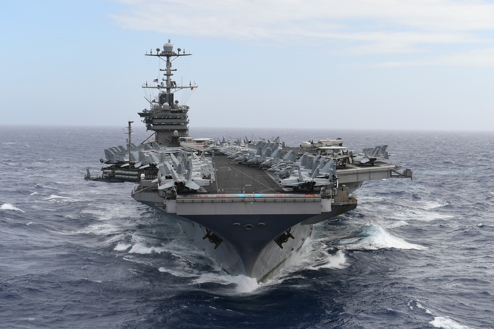 USS Harry S. Truman transits the Atlantic