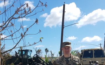 Army Reserve Soldier supports Emergency Operations after Super Typhoon Yutu