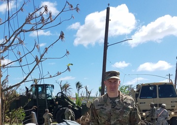 Army Reserve Soldier supports Emergency Operations after Super Typhoon Yutu