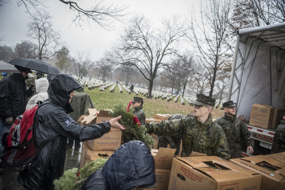 27th National Wreaths Across America Day at Arlington National Cemetery