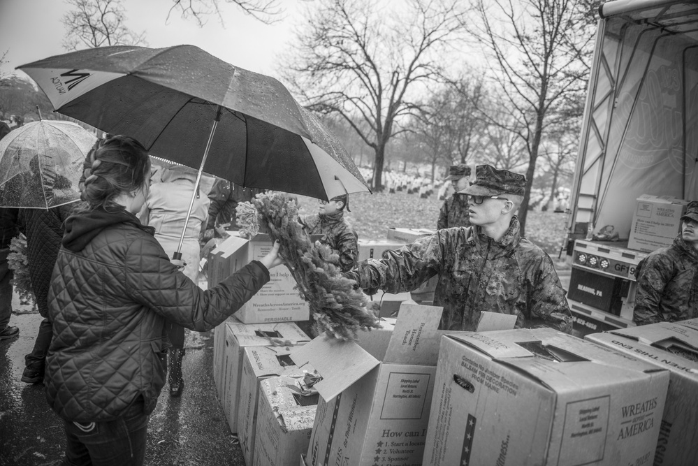 27th National Wreaths Across America Day at Arlington National Cemetery