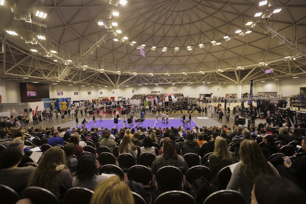 Marines partner with AVCA for national convention