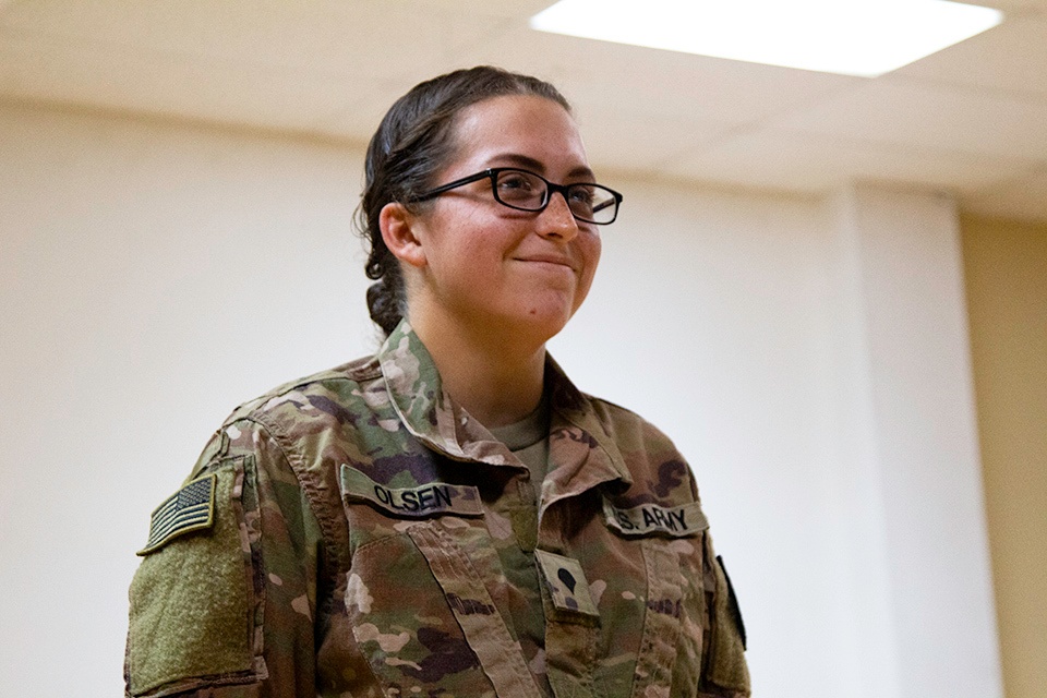 Spc. Jessica Olson Promotion