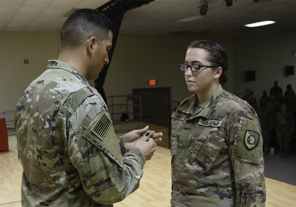 Spc. Jessica Olsen's Promotion