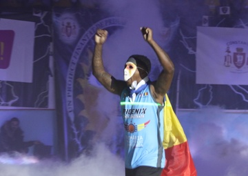 Strength in volunteering: U.S. Soldiers participate in charity game in Romania