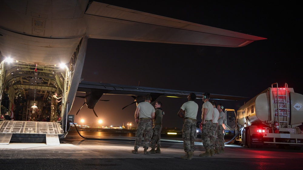 75th Expeditionary Airlift Squadron in Personnel Recovery Training Exercise