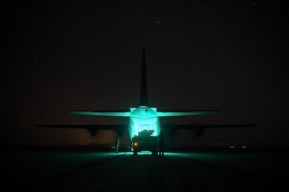 75th Expeditionary Airlift Squadron Supports Personnel Recovery Training Exercise