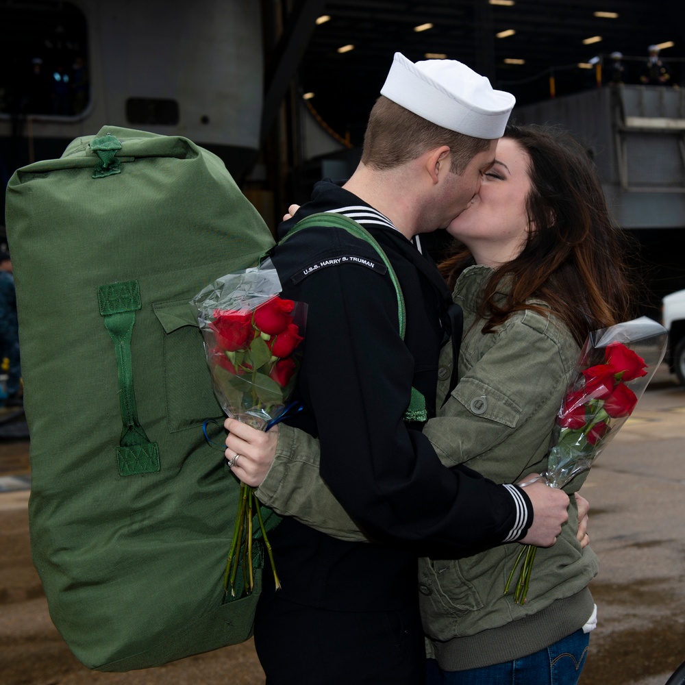 Harry S. Truman Carrier Strike Group’s (HSTCSG) returns to homeport