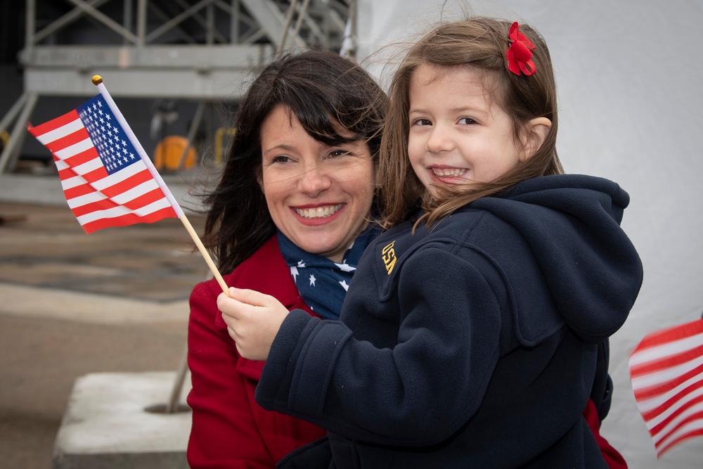 Harry S. Truman Carrier Strike Group’s (HSTCSG) returns to homeport