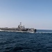 The aircraft carrier USS John C. Stennis (CVN 74) conducts a turn in the Arabian Sea, Dec. 14, 2018