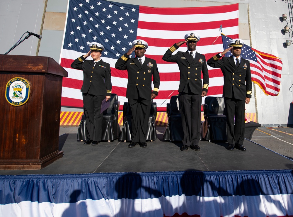 National Anthem During Change of Command, ESG 3