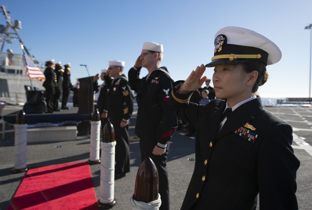 Expeditionary Strike Group 3 Change of Command Ceremony Aboard LPD 18