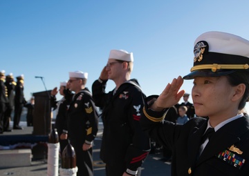 Expeditionary Strike Group 3 Change of Command Ceremony Aboard LPD 18