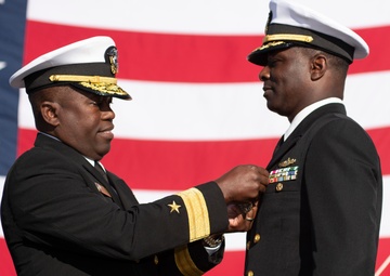 Meritorious Service Medal Presented During Change of Command for ESG 3