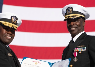 Meritorious Service Medal Awarded During Change of Command Ceremony