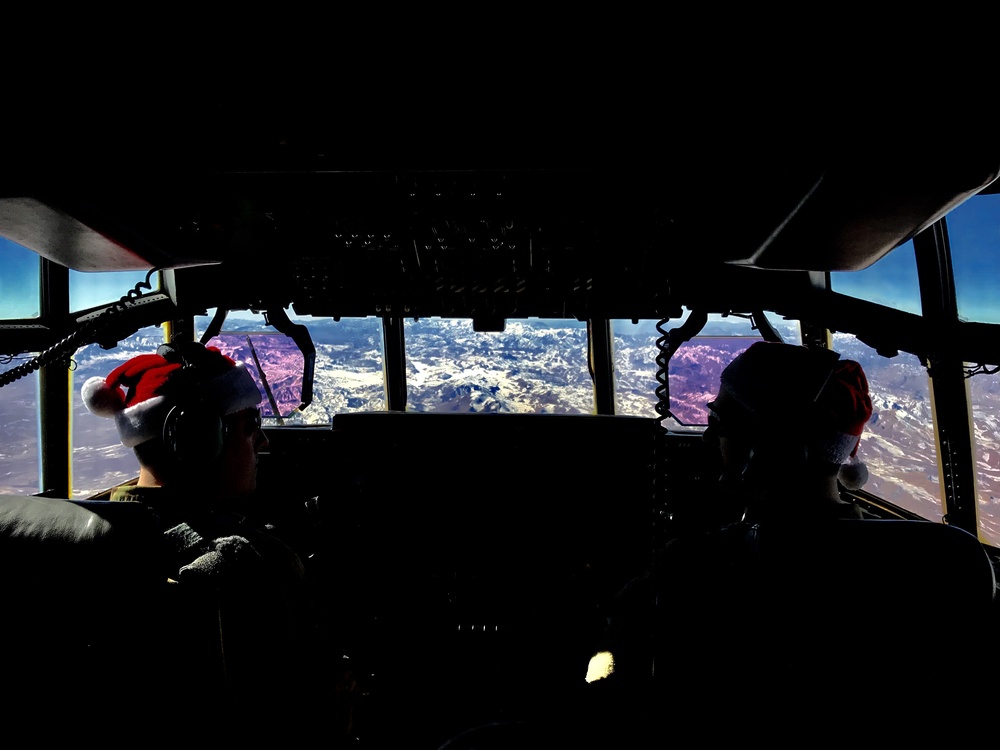 Festive Flight over Afghanistan