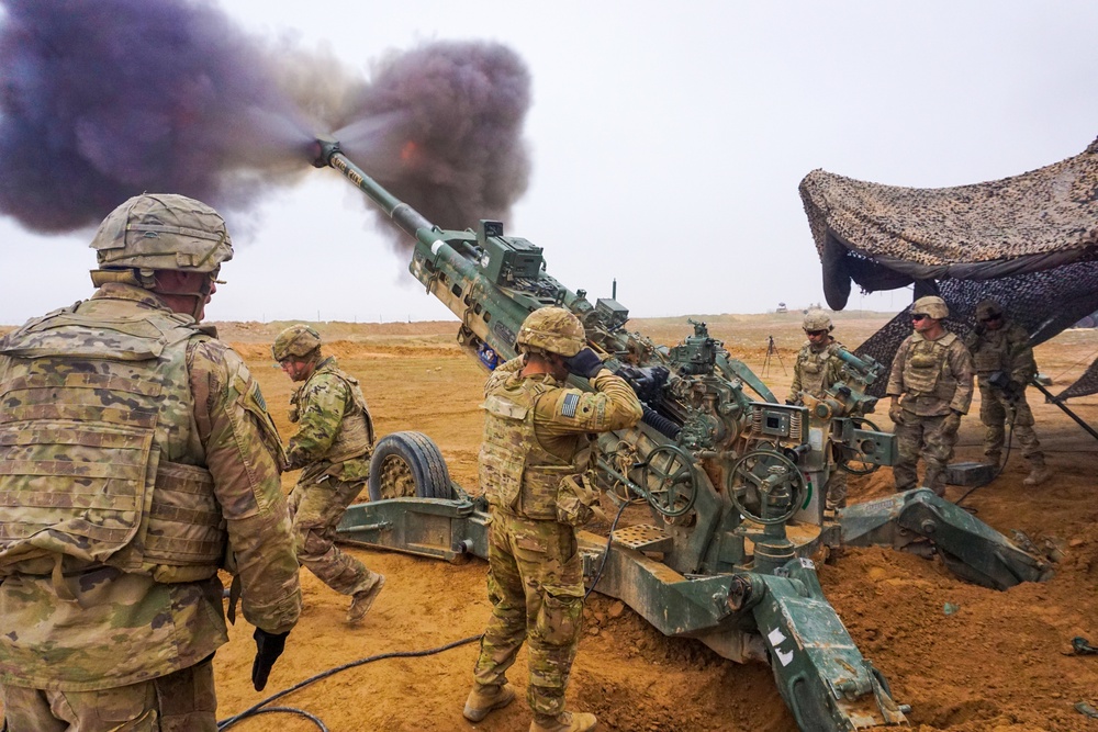 Brave Rifles Troopers on Firebase Saham