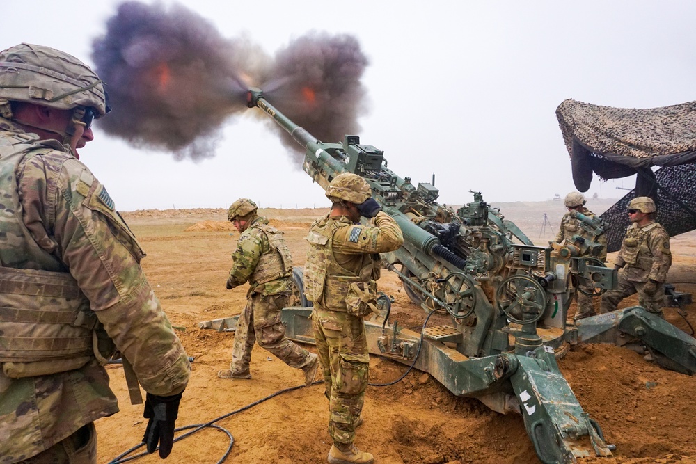 Brave Rifles Troopers on Firebase Saham