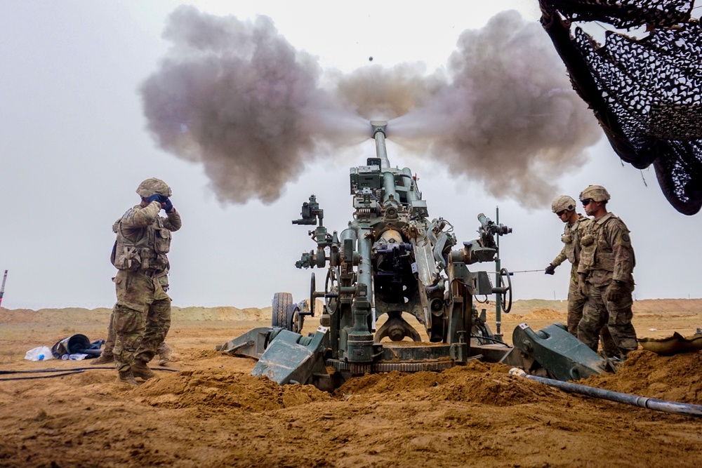 Brave Rifles Troopers on Firebase Saham