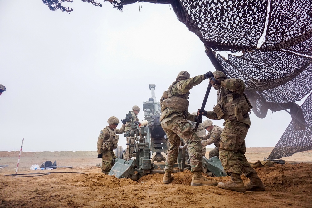 Brave Rifles Troopers on Firebase Saham