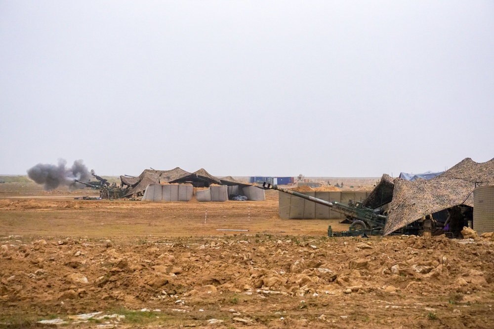 Brave Rifles Troopers on Firebase Saham