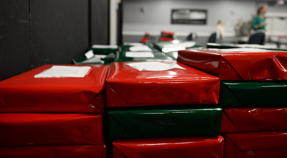 Team BLAZE wraps gifts for local youth