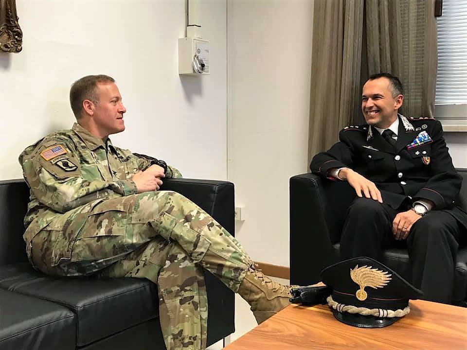 USAG Italy Welcomes New Carabinieri Commander