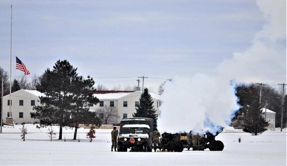 Fort McCoy remembers former President George H. W. Bush with 21-gun artillery salute