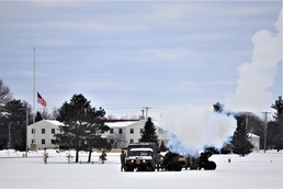 Fort McCoy remembers former President George H. W. Bush with 21-gun artillery salute