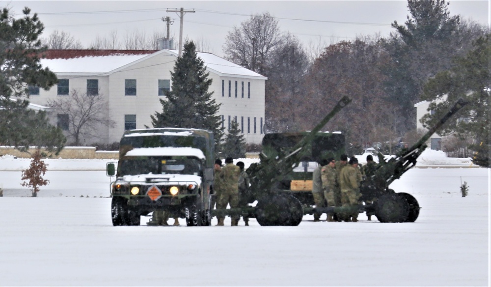 Fort McCoy remembers former President George H. W. Bush with 21-gun artillery salute