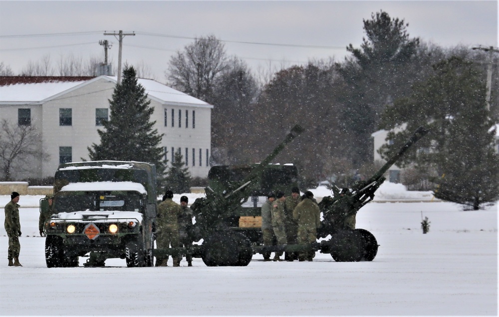 Fort McCoy remembers former President George H. W. Bush with 21-gun artillery salute