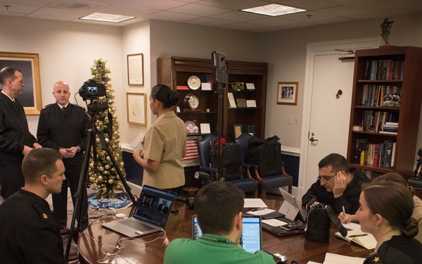 CNO and MCPON Conduct Facebook Live All Hands Call