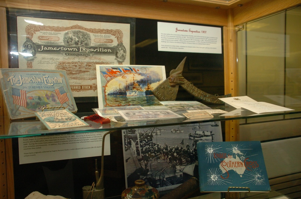 Museum annex building aboard Naval Station Norfolk