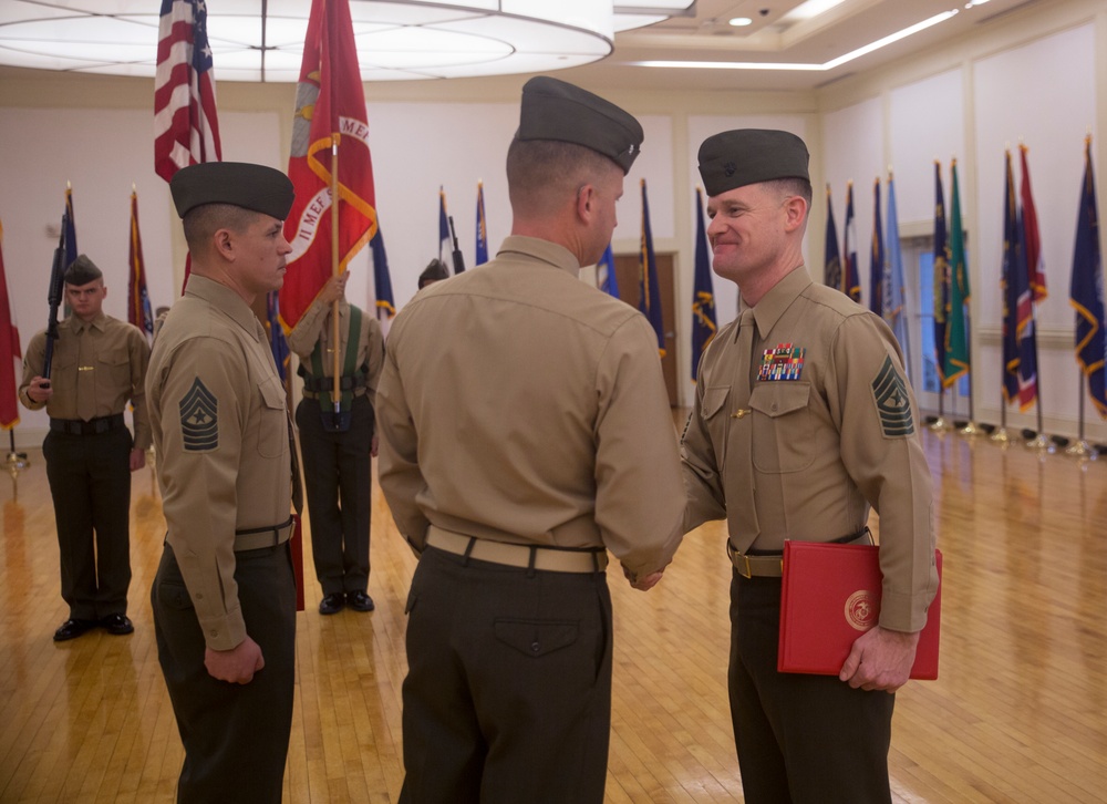 II MEF Support Battalion Relief, Appointment, Retirement Ceremony