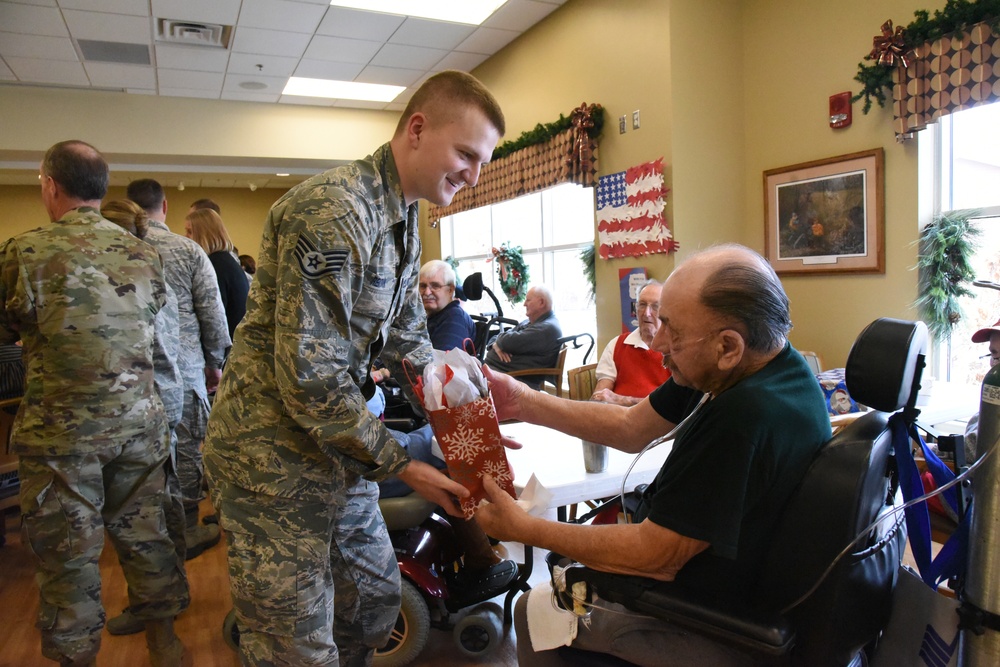 North Dakota National Guard members bring gifts to veterans
