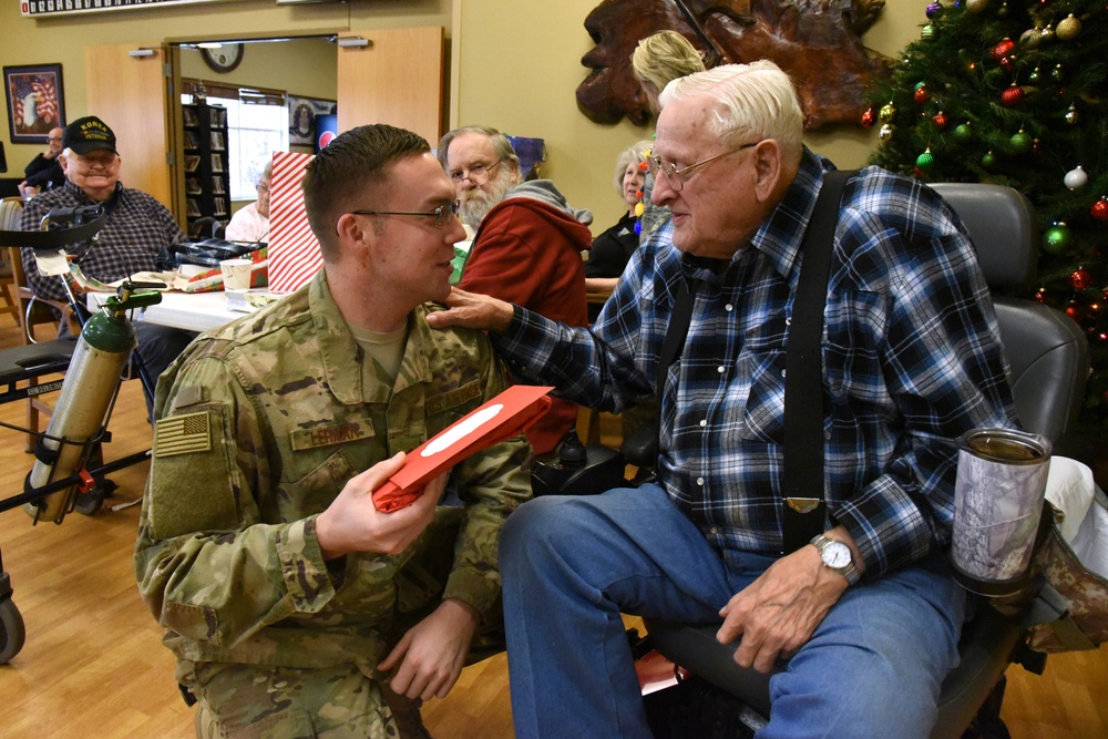 North Dakota National Guard members bring gifts to veterans