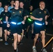Officers Lead Division Run