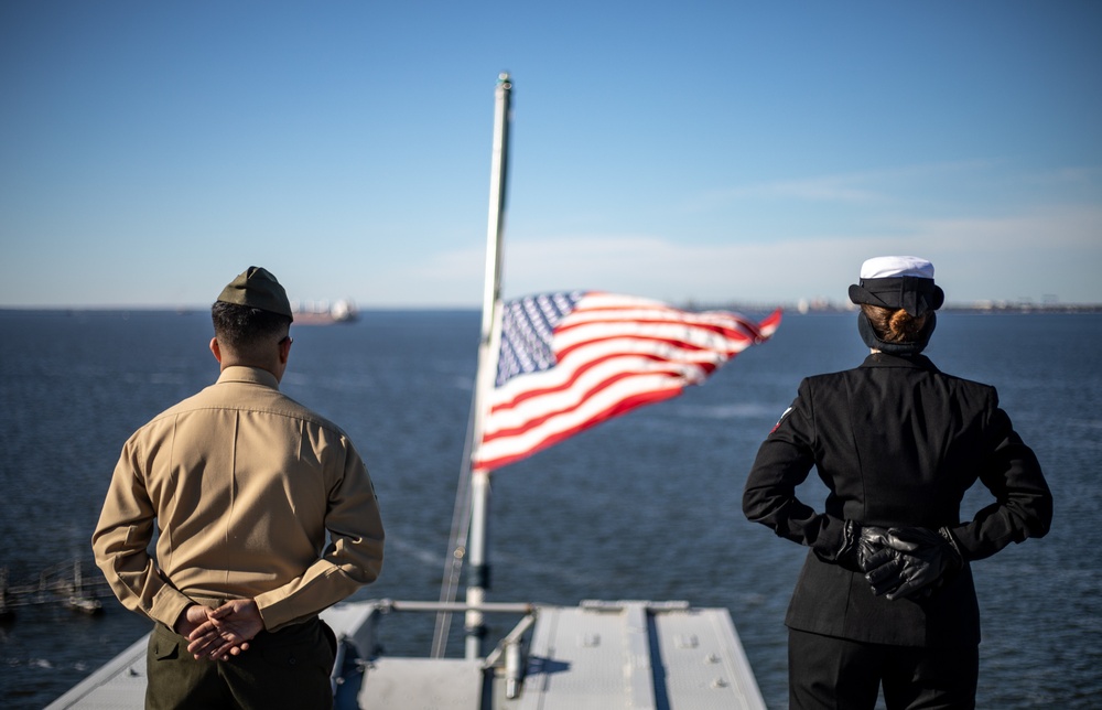 22nd MEU Marines, Sailors depart for deployment