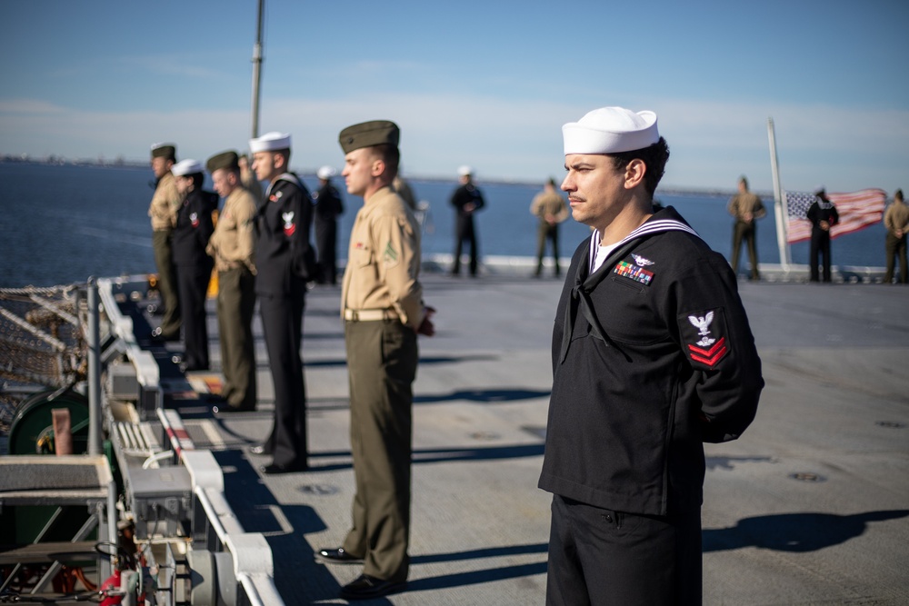 22nd MEU Marines, Sailors depart for deployment