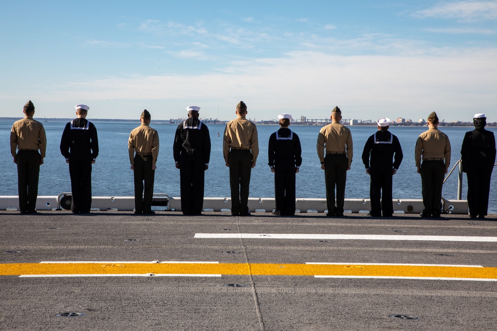 22nd MEU Marines, Sailors depart for deployment